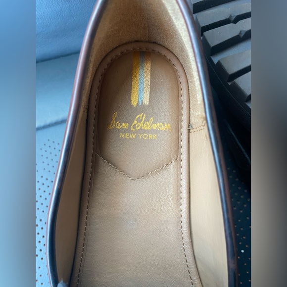 Sam Edelman Laurs Loafer in Chestnut LIKE NEW - Picture 5 of 6